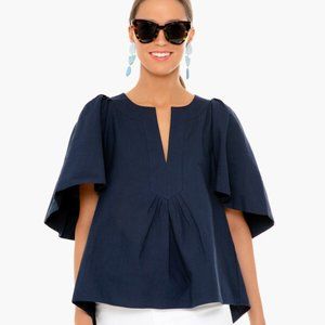 Tuckernuck Navy Blouse